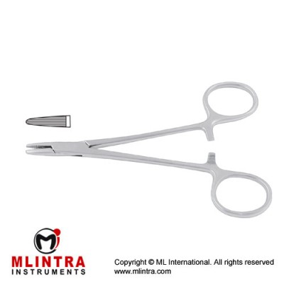 Converse Needle Holder Jaws With Longitudinal Serrations Stainless Steel, 13 cm - 5"